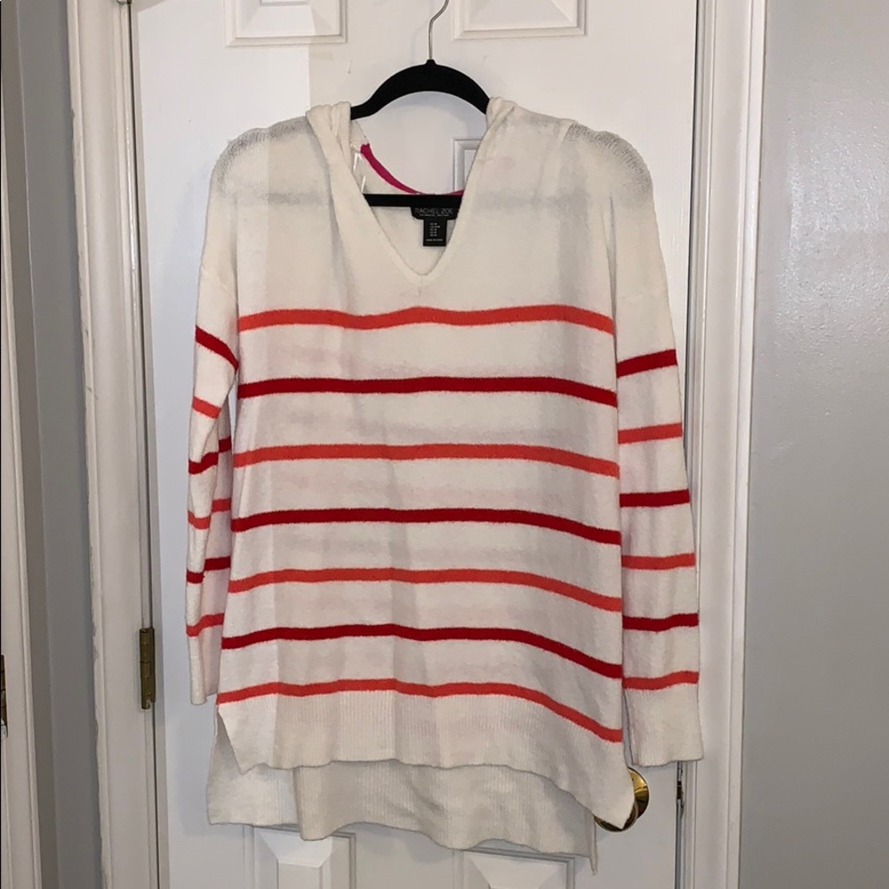Rachel Zoe Striped Sweater with hood